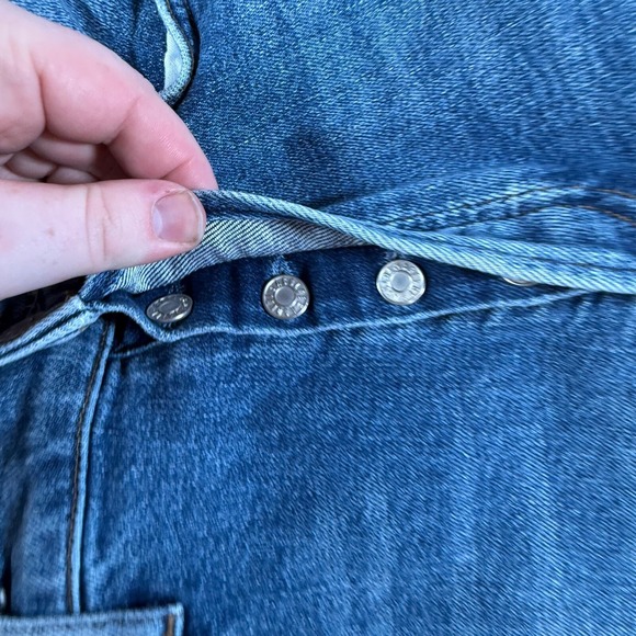 Agolde Jeans Womens 28x27 Nico High Rise Ankle Slim Fit Distressed Button Fly - Picture 6 of 15